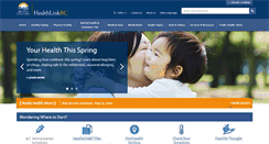 Desktop Screenshot of healthlinkbc.ca